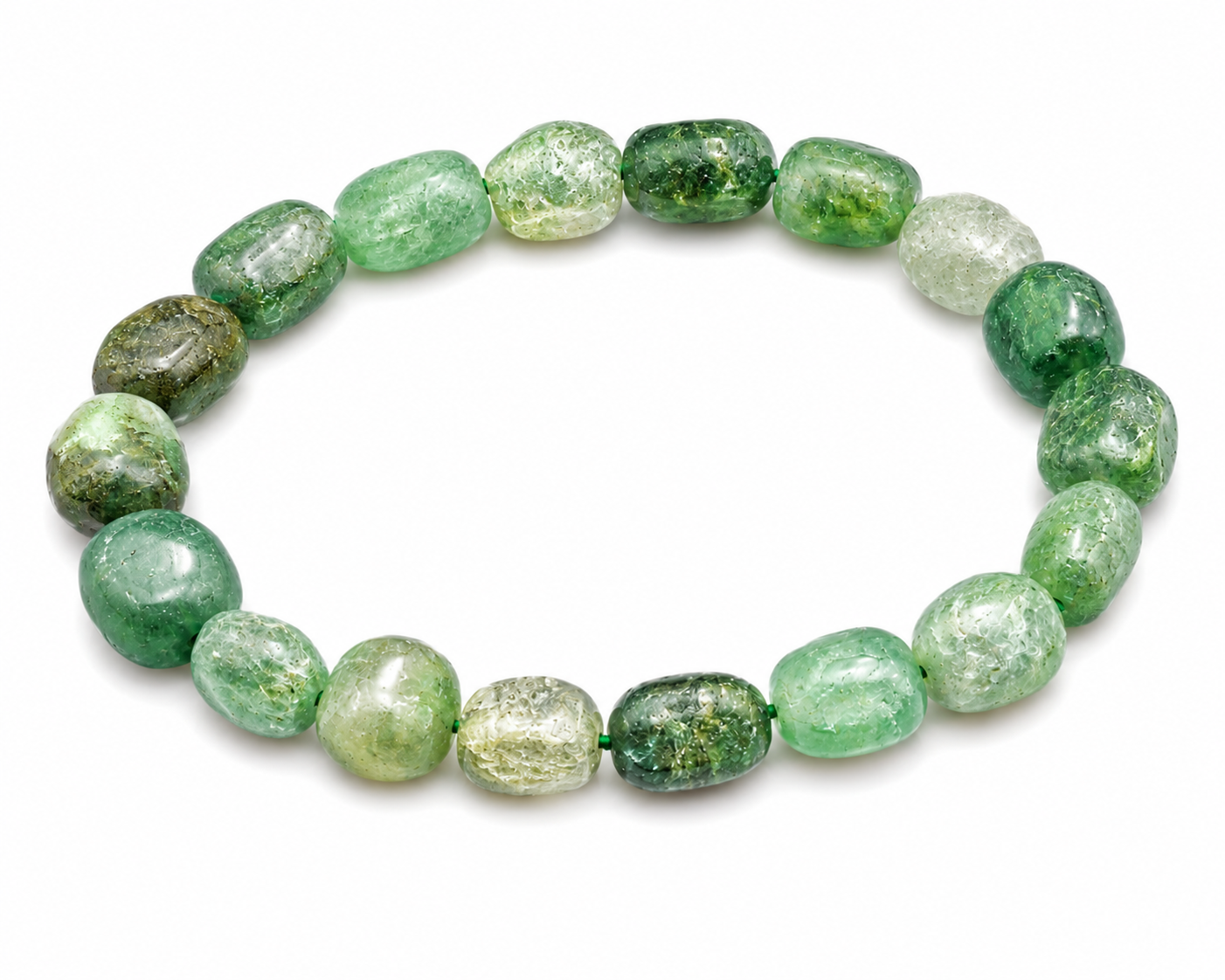 Green Aventurine Tubleshape Bracelet